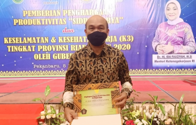 RAPP Terima Penghargaan Program P2-HIV/AIDS di Tempat Kerja Kategori Silver