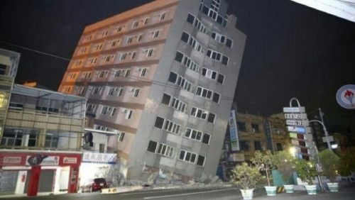 Gempa 6,4 SR Robohkan Apartemen di Taiwan, Para Penghuni Terjebak