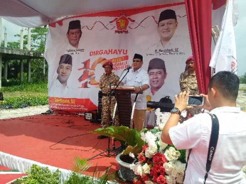 Gerindra Targetkan Kenaikan 40 Persen Perolehan Kursi DPRD Riau 2019