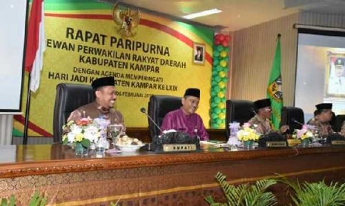 Di Hari Jadi ke-69 Kabupaten Kampar, Ahmad Fikri Perkenalkan Caleg DPR RI