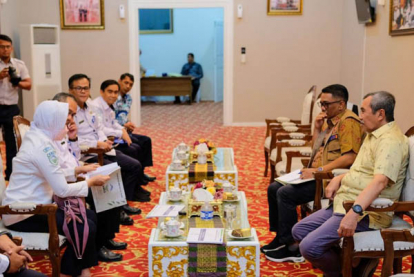 GoRiau Gubernur Syamsuar Terima Audiensi Kepala BMKG Pusat, Ini Pembahasannya