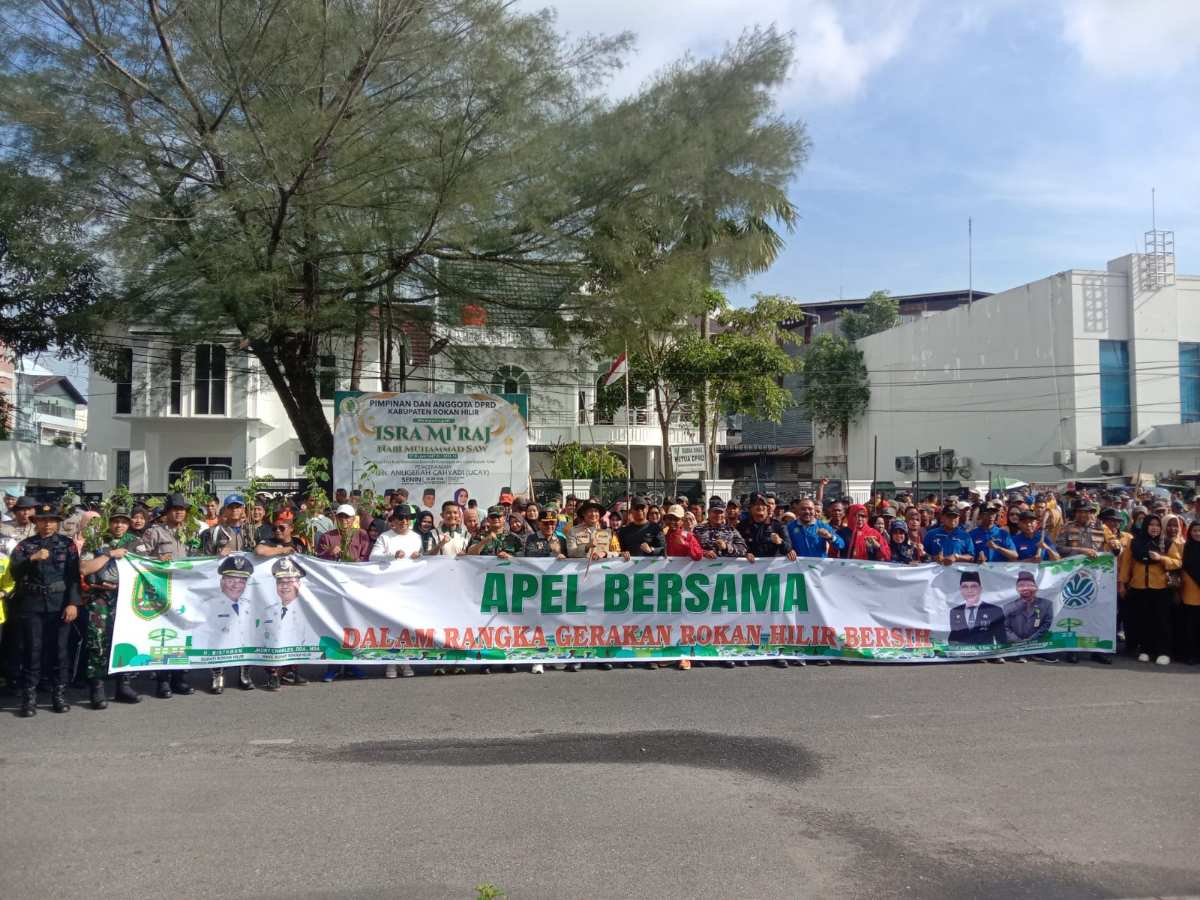 Bistamam Pimpin Gerakan Rokan Hilir Bersih untuk Dukung Visi Prabowo