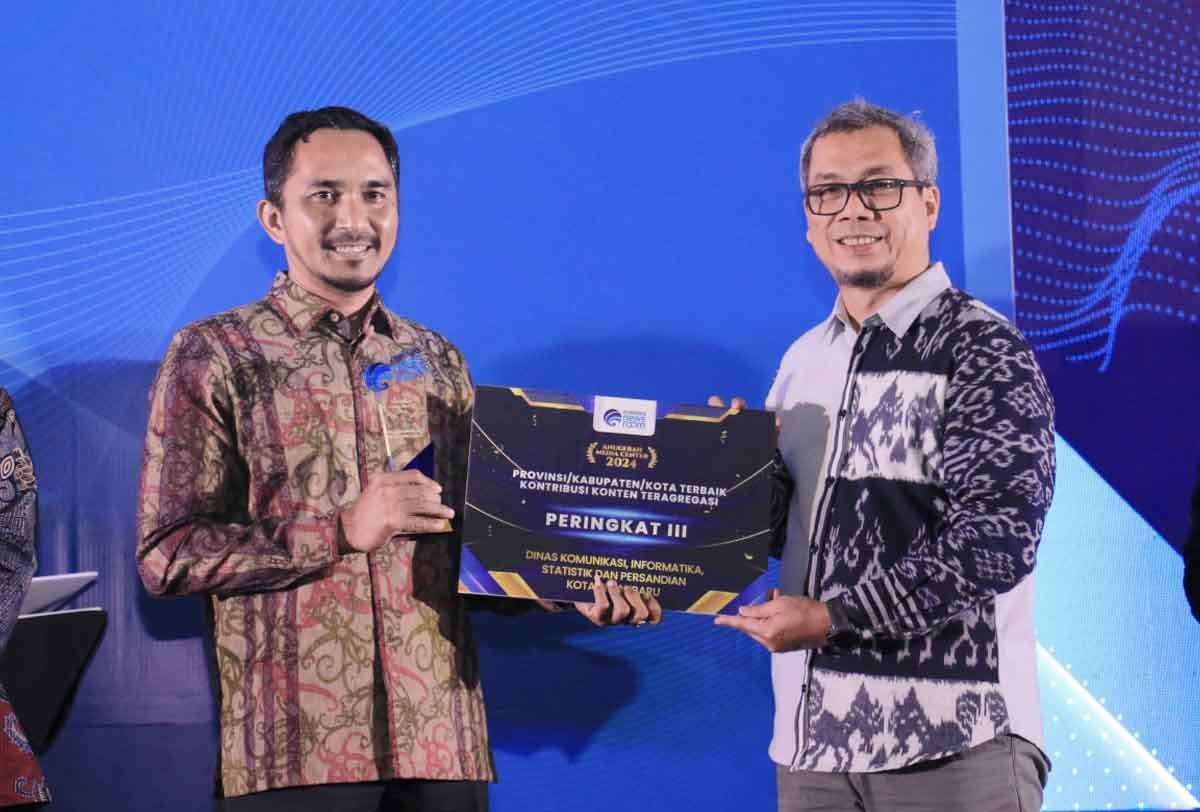 Media Center Pekanbaru Raih Penghargaan Anugerah Media Center Nasional 2024