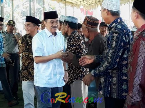 Gubernur Riau Syamsuar Tunaikan Janjinya Kepada Masyarakat Kabupaten Pelalawan