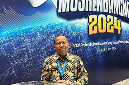 Wakili Plt Bupati Meranti, Sekda Bambang Hadiri Musrenbangnas 2024