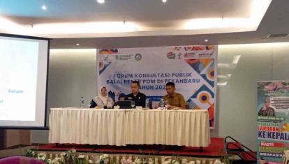 Kadiskes Riau Buka Forum Konsultasi Publik BPOM Pekanbaru