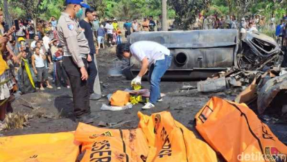 GoRiau Kecelakaan Maut Bus ALS dan Truk Tangki di Muratara Renggut 16 Nyawa