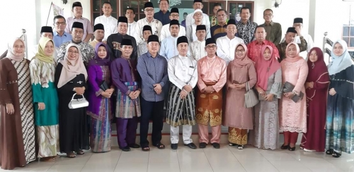 Mursini - Halim Lebaran ke Kediaman Gubernur Riau
