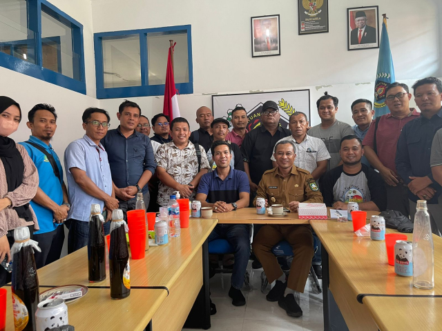 Hadiri Rapat Persiapan Bersama Pengurus PWI Bengkalis, Wabup Berharap Konferprov XV PWI Riau Sukses
