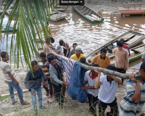 Setelah Dicari di Sepanjang DAS Siarang-arang, Jasad Pencari Rotan Muda Ditemukan Mengapung di Sungai