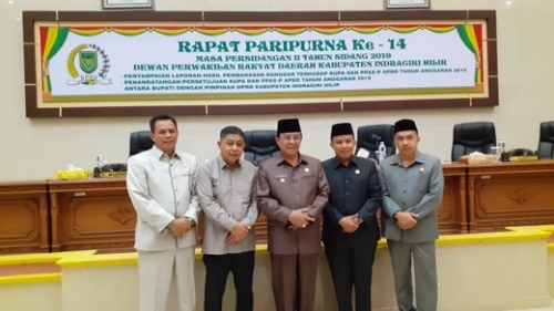 Pemkab dan DPRD Inhil Setujui KUPA PPAS-P APBD 2019