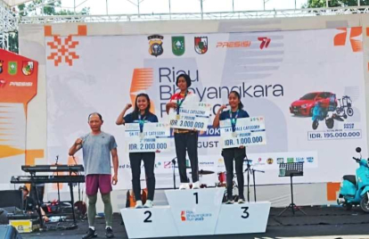 Salsabila dari Solok Juarai 5K Riau Bhayangkara Run 2023