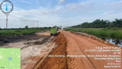 GoRiau Jalan Sontang - Duri Mulai Lancar, Truk CPO Dilarang Melintas Tiga Bulan