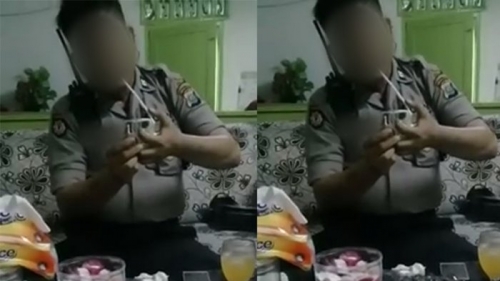 Rekam Polisi Berpakaian Dinas Lagi Isap Sabu dan Sebar Videonya, Pasutri di Medan Ditangkap