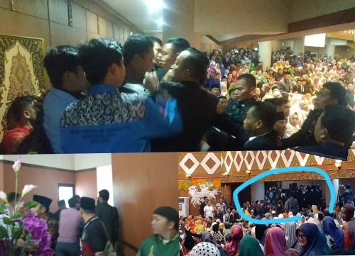Diduga Hendak Bentangkan Spanduk, Dua Mahasiswa Diamankan saat Prosesi Baca Doa dalam Pelantikan Anggota DPRD Riau sedang Berlangsung