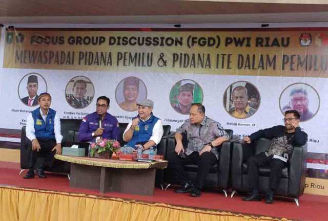 PWI, KPU, Bawaslu dan Polda Riau Gelar Deklarasi Melawan Hoaks