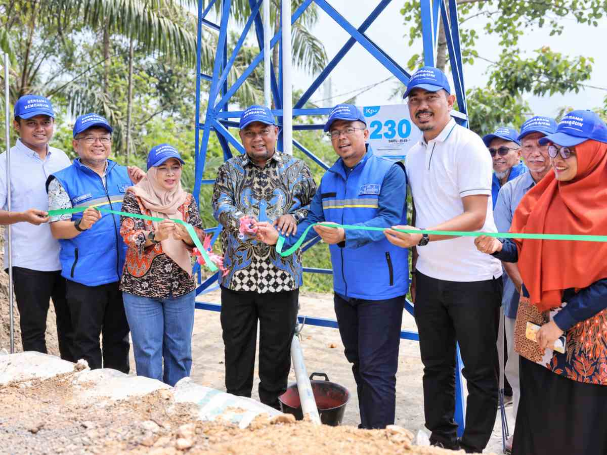Akhiri Sulit Air Saat Kemarau, 95 Rumah di Minas Siak Nikmati Fasilitas Sumur Baru