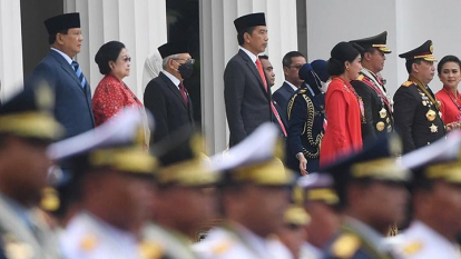 Jokowi Tak Salami Kapolri pada Upacara HUT TNI, Begini Kata Kasetpres