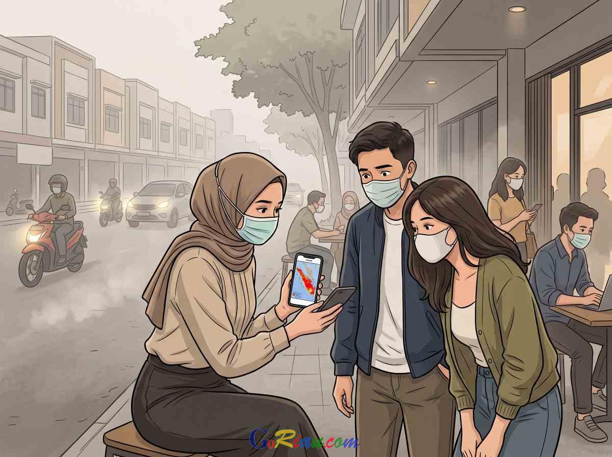Titik Panas Sumatera Tembus 3.142 Spot, Pelalawan dan Kuansing Catat Kemunculan Hotspot di Riau