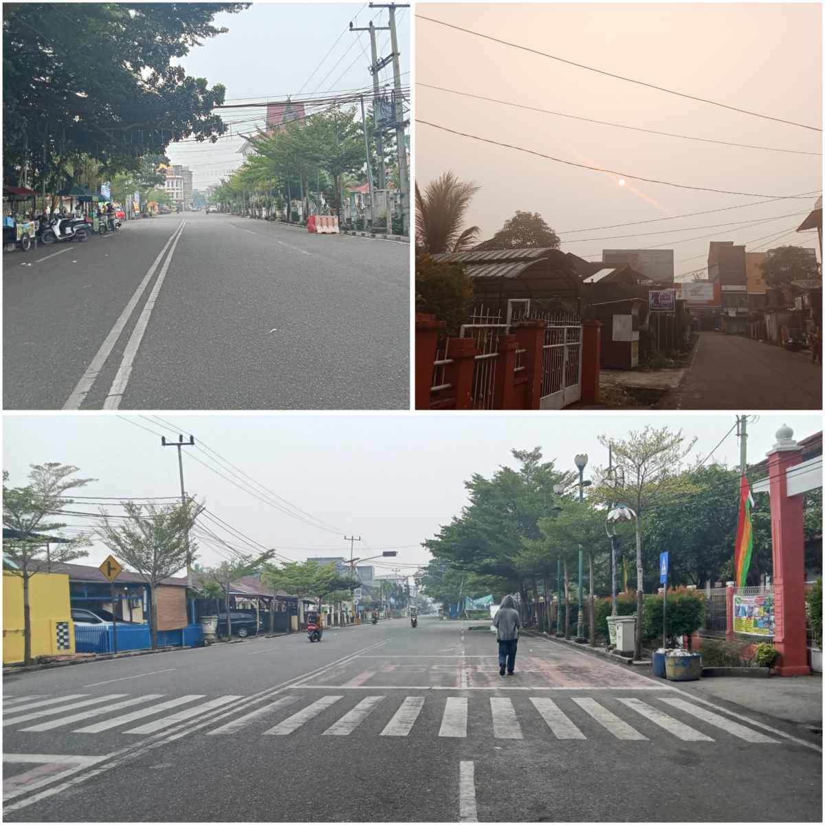 Kabut Asap Tebal Selimuti Bagansiapiapi Rokan Hilir, Warga Keluhkan Sesak Napas dan Mata Perih