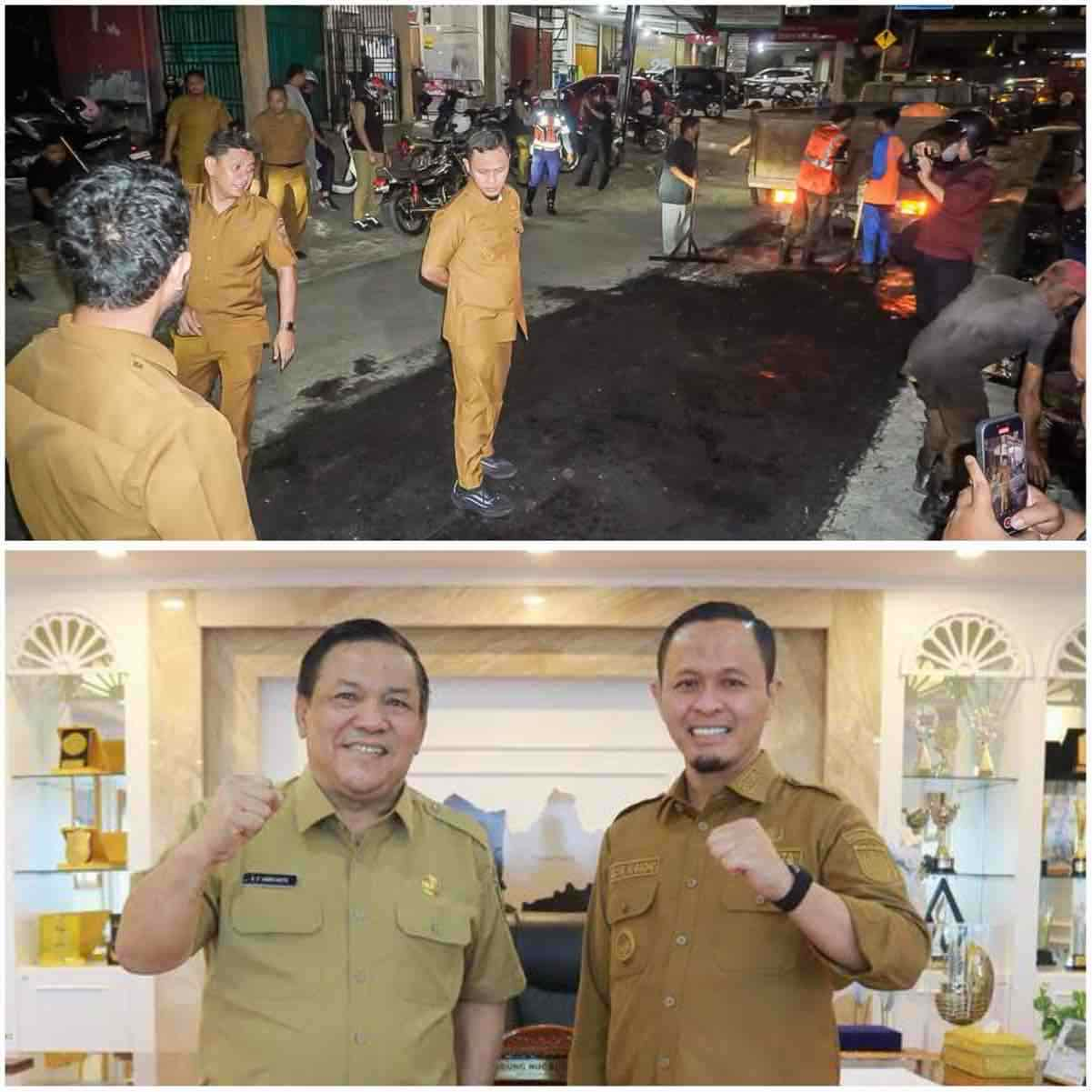 Pelebaran Tiga Ruas Jalan Urai Kemacetan, Wako Agung Nugroho Ucapkan Terima Kasih ke Plt Gubri SF Hariyanto
