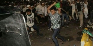 GoRiau Aa Gym Unggah Foto Terduga Provokator Kericuhan Demo 411, Bukan Massa Muslim?