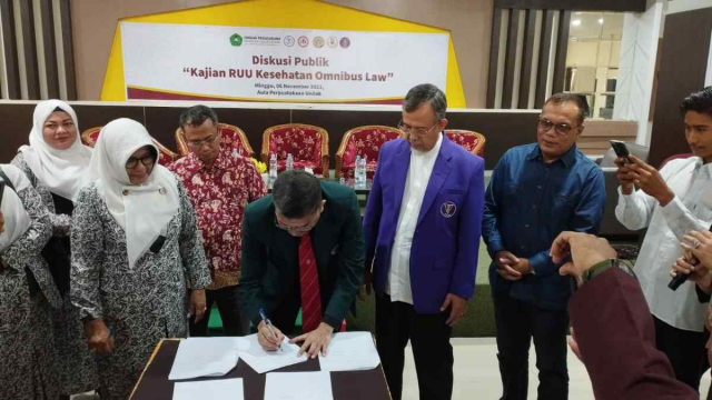Lima Organisasi Profesi Bidang Kesehatan di Riau Tolak RUU Kesehatan Omnibus Law