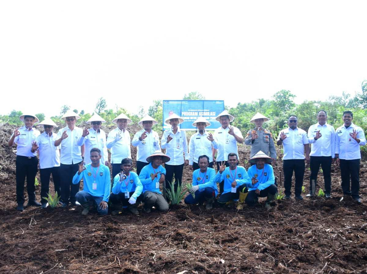 Wujudkan Ketahanan Pangan, Lapas Bengkalis Kolaborasi dengan Pemkab Lewat Program Asimilasi Pertanian