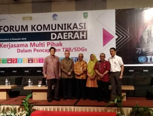 Riau Jadi Provinsi Pertama yang Sudah Menyelesaikan Rencana Aksi Daerah SDGs di Indonesia