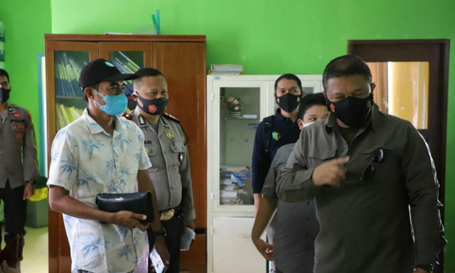 Capaian Vaksinasi Covid-19 di Bunut Pelalawan Masih Rendah, Polda Riau Gelar Vaksin Massal