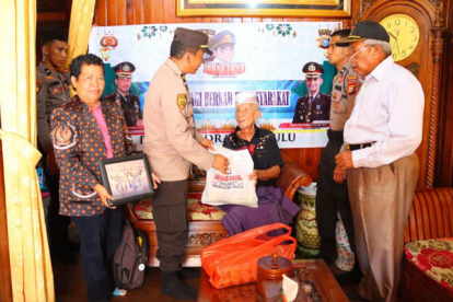 GoRiau Anak, Cucu dan Pejuang 5 Januari Terima Penghargaan dari Polres Inhu