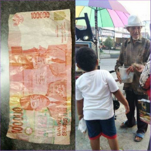 Cerita Sedih Kakek Penjual Donat Ini Tuai Respon Ribuan Netizen, Tangannya Bergetar Saat Tahu Uang Rp100 Ribu...