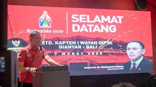 Iwan Bule: Stadion Kapten I Wayan Dipta Hanya Butuh Perbaikan Minor