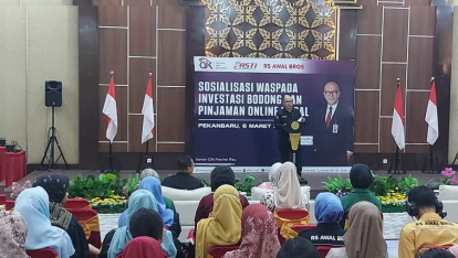 GoRiau OJK Riau Sosialisasikan Bahaya Investasi Bodong dan Pinjol