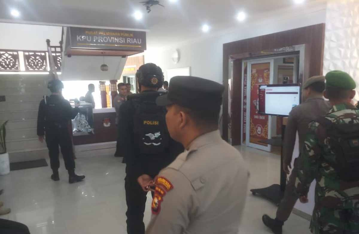 Jelang Pleno KPU Riau, Polda Intensifkan Pengamanan