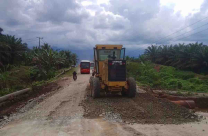 GoRiau Perbaikan Jalan Tapung-Talang Danto Jadi Prioritas PUPR Riau