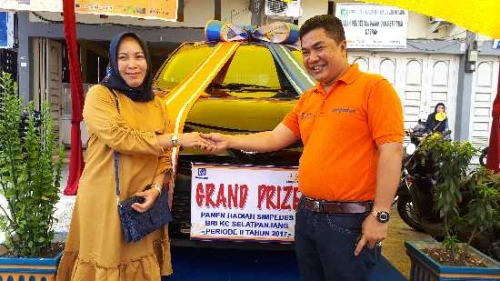 Undian Simpedes BRI Selatpanjang, Kejar Televisi, Warga Gelora Malah Dapat Mobil