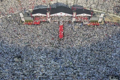 Lihat Lautan Manusia di Stadion GBK, Sandiaga: Syukur Alhamdulillah, Banyak Masyarakat Inginkan Perubahan
