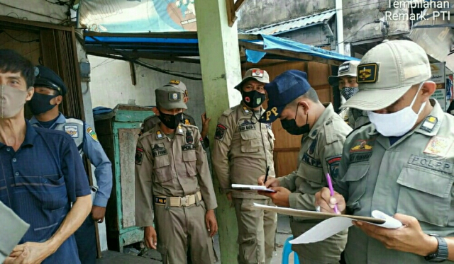 Satpol PP Inhil Patroli, 44 Tempat Usaha di Tembilahan Diberi Teguran Tertulis