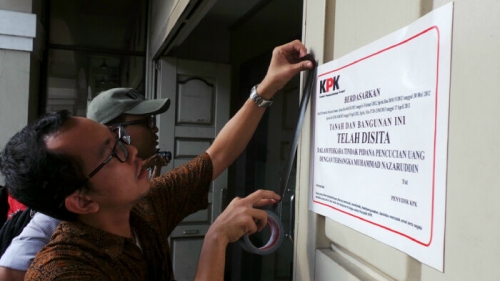 KPK Segel Kantor Tunas Baru Grup yang Diduga jadi Aset TPPU Tersangka Nazzarudin