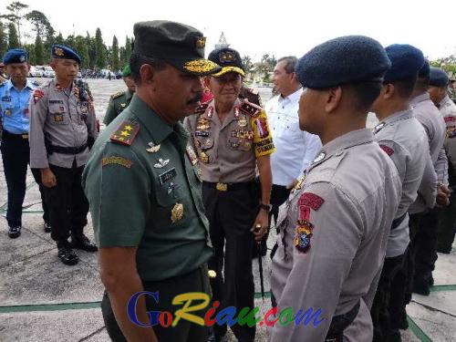 2.300 Personel Gabungan Dikerahkan Amankan Kunjungan 2 Hari Presiden Jokowi di Riau, Termasuk Regu Sniper