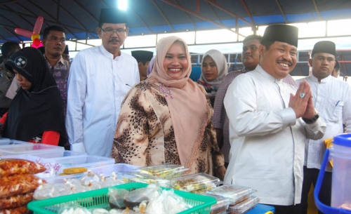 Tingkatkan Ekonomi Masyarakat, Dinas Pasar dan Kebersihan Bengkalis Gelar Pasar Ramadhan, Semua Fasilitas Gratis