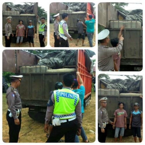 Polisi Gagalkan Penyelundupan Ribuan Liter Mitan Asal Palembang