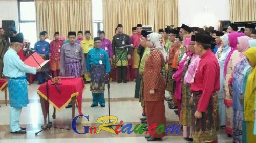12 Pejabat Eselon II Pemprov Riau Resmi Dilantik, Berikut Nama-namanya