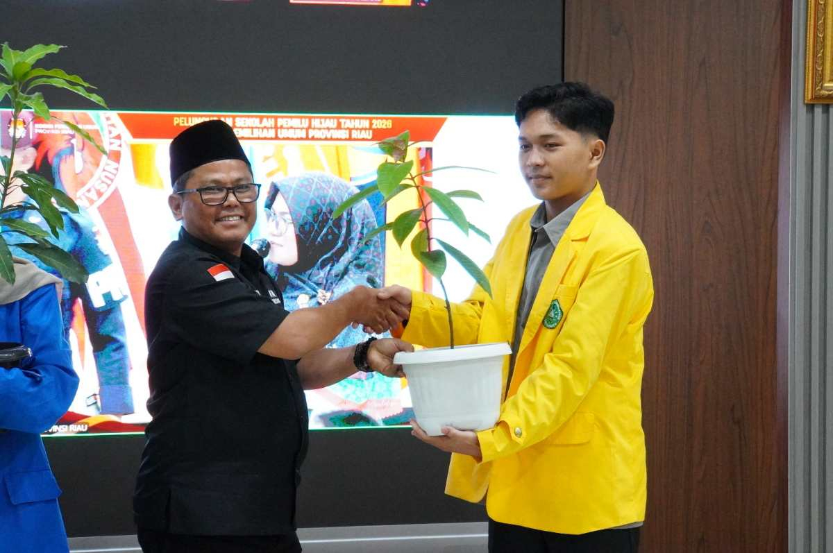 KPU Riau Luncurkan Sekolah Pemilu Hijau 2026, Padukan Demokrasi dan Lingkungan