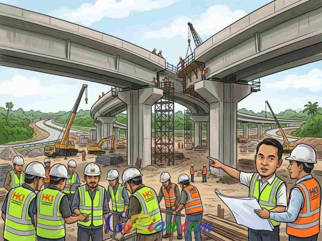 Tol Lingkar Luar Pekanbaru Capai 77 Persen, Ditargetkan Beroperasi Awal 2027