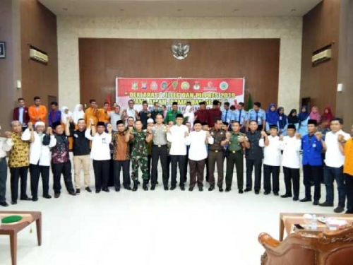 Kabupaten Kampar Gelar Deklarasi Pemilu Damai 2019