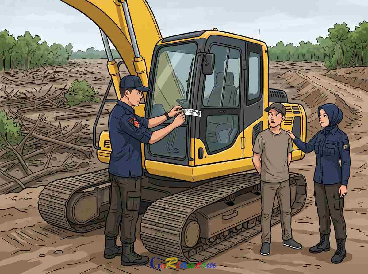 Ratusan Hektare Mangrove di Dumai Disulap Jadi Kebun, Polda Riau Tetapkan Satu Tersangka