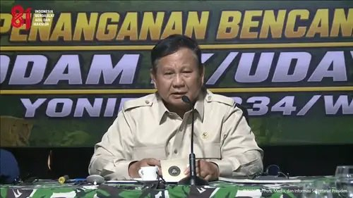 Prabowo Terbitkan Arahan Terkait Anak Krakatau, Warga Diminta Waspada