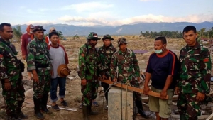 GoRiau Cari Korban Gempa di Reruntuhan Gereja, Satgas Yonzipur Temukan Uang Lebih Rp1 Miliar
